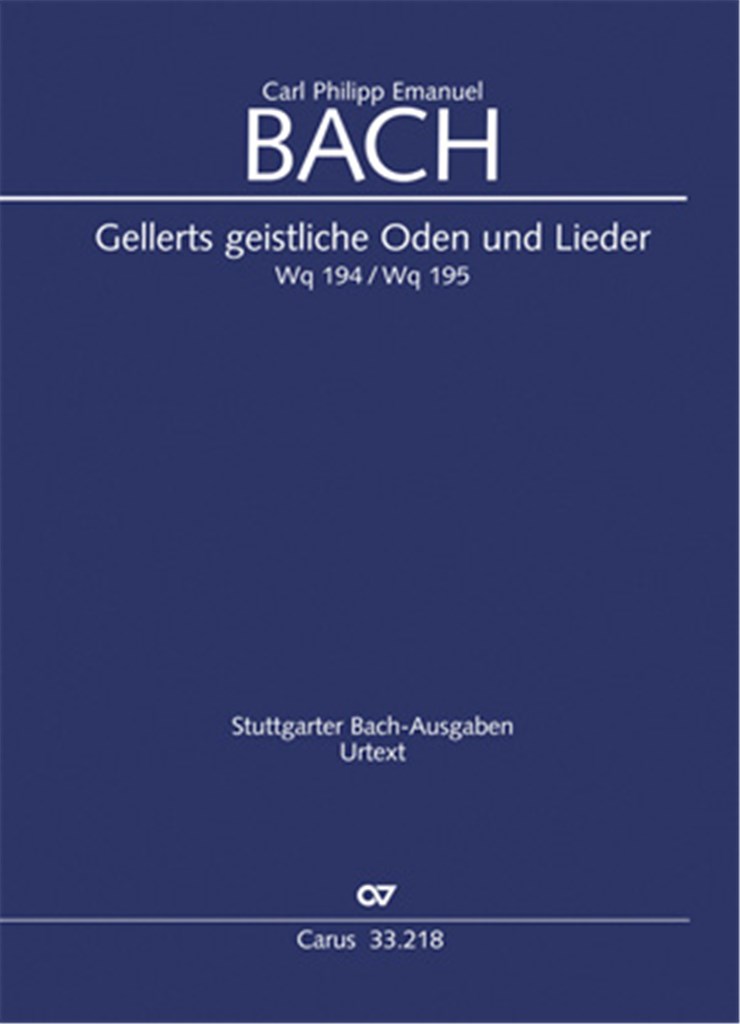 C.P.E. Bach: Geistliche Oden und Lieder [Gellert]